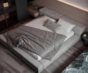 Modern Double Bed-ID:239789967