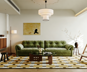 Modern A Living Room-ID:368197926