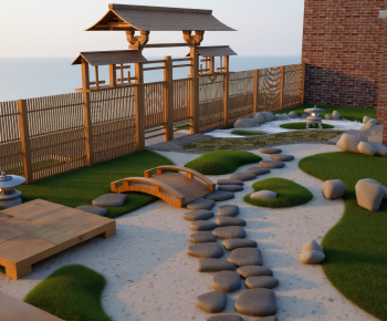 Japanese Style Courtyard/landscape-ID:102880045