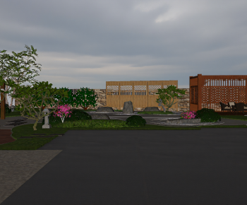 Modern Courtyard/landscape-ID:796571024