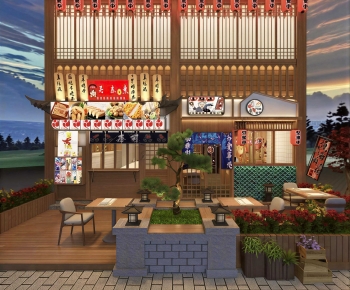 Japanese Style Facade Element-ID:442729007
