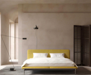 Wabi-sabi Style Double Bed-ID:707068924