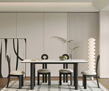 Modern Dining Table And Chairs-ID:956331976