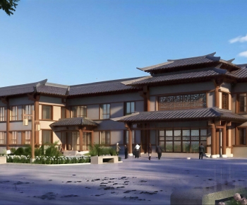 Chinese Style Ancient Architectural Buildings-ID:815578946