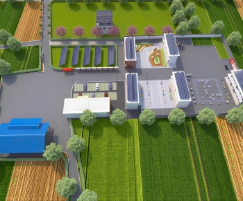Modern Architectural Bird's-eye View Planning-ID:326915985