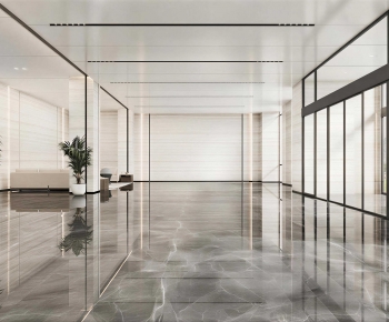 Modern Office Reception Desk-ID:435847048