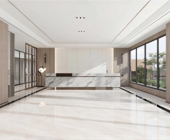 Modern Office Reception Desk-ID:141741048