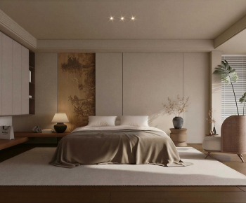 Wabi-sabi Style Bedroom-ID:201478967