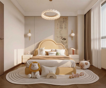 New Chinese Style Girl's Room Daughter's Room-ID:937745093