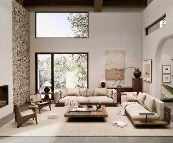 Wabi-sabi Style A Living Room-ID:271714937