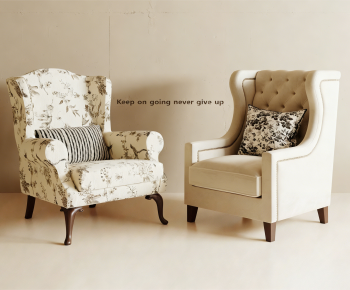 French Style Single Sofa-ID:744806056