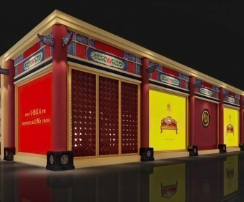 New Chinese Style Facade Element-ID:303959866