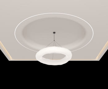 Modern Suspended Ceiling-ID:468258952