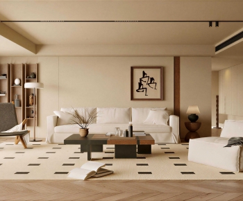 Modern A Living Room-ID:864009974