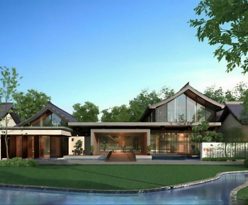 New Chinese Style Detached Villa-ID:556149012