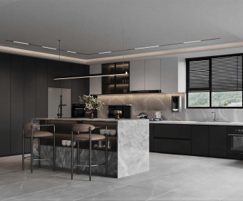 Modern Dining Room-ID:808725121