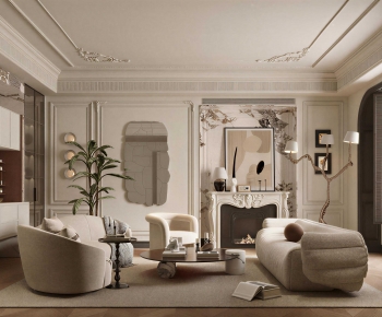 French Style A Living Room-ID:109709027