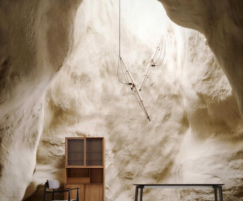 Wabi-sabi Style Study Space-ID:733601094