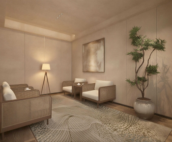 Wabi-sabi Style Reception Room-ID:185120196