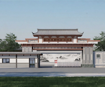 New Chinese Style Gate-ID:246548896