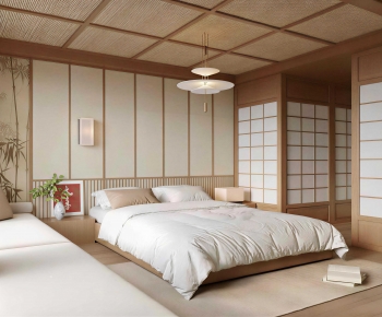 Japanese Style Bedroom-ID:877779012