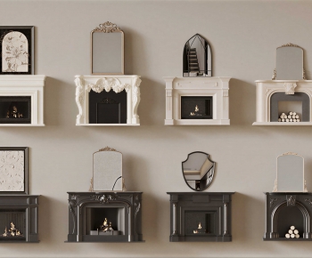 French Style Fireplace-ID:744250062