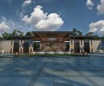 Chinese Style Facade Element-ID:843373067