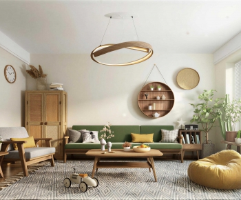 Modern A Living Room-ID:433234935