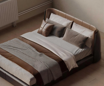 Modern Double Bed-ID:940535077