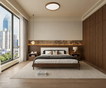 New Chinese Style Bedroom-ID:942408082