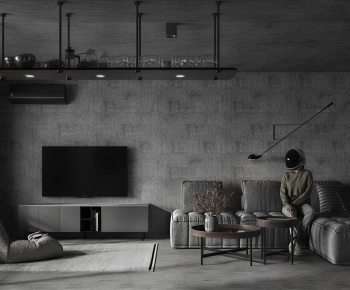 Modern A Living Room-ID:616043093