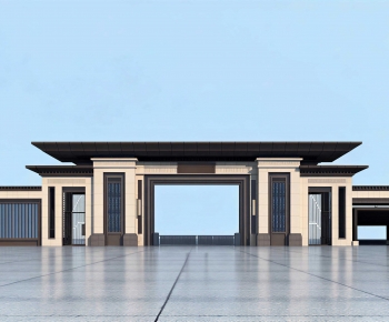 Modern Facade Element-ID:519164099