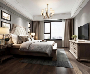 American Style Bedroom-ID:956953058