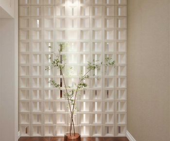 Modern Cement Brick Screen Partition-ID:884351025