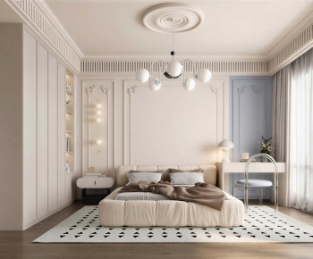 French Style Bedroom-ID:947876932