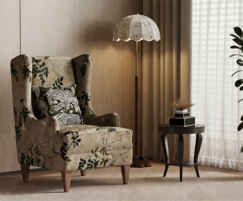 French Style Single Sofa-ID:709454068