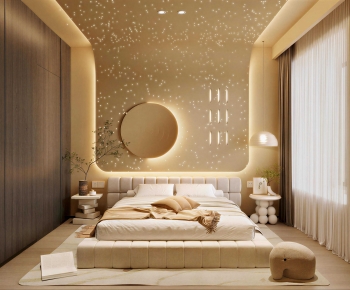 Wabi-sabi Style Bedroom-ID:286959894