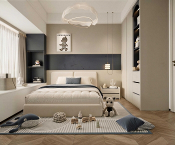 Modern Boy's Room And Son's Room-ID:125608925