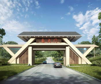 New Chinese Style Gate-ID:695149905