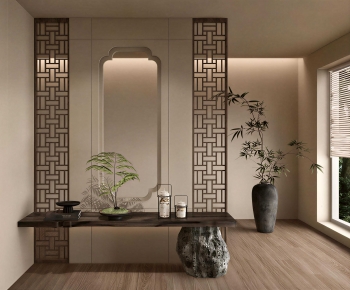 New Chinese Style Hallway-ID:382611043