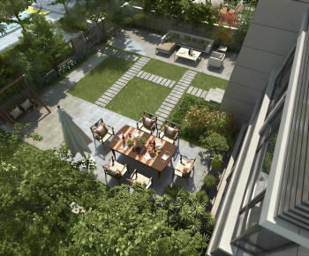 Modern Courtyard/landscape-ID:438858995