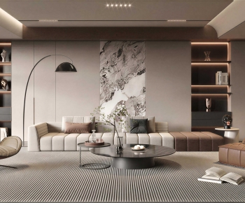 Modern A Living Room-ID:987639456