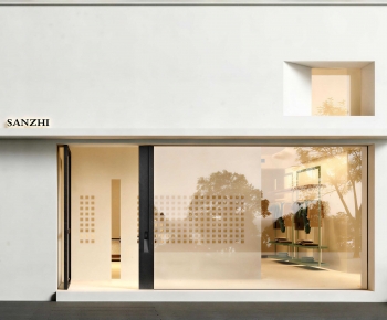 Wabi-sabi Style Facade Element-ID:640669117
