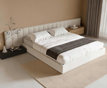 Modern Double Bed-ID:743936063