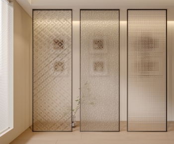 Modern Glass Screen Partition-ID:550440072