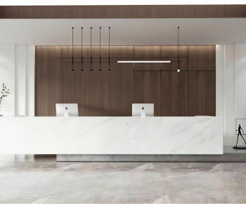 Modern Office Reception Desk-ID:158765081
