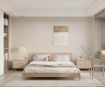 Wabi-sabi Style Bedroom-ID:369776964