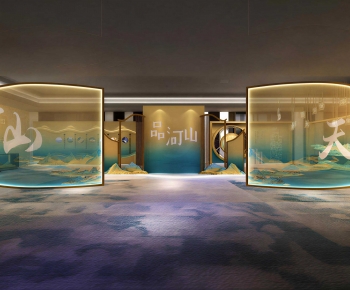 New Chinese Style Exhibition Hall-ID:957290899