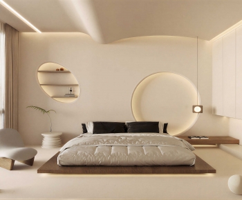 Wabi-sabi Style Bedroom-ID:406321055