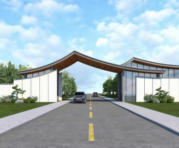 New Chinese Style Gate-ID:107729412
